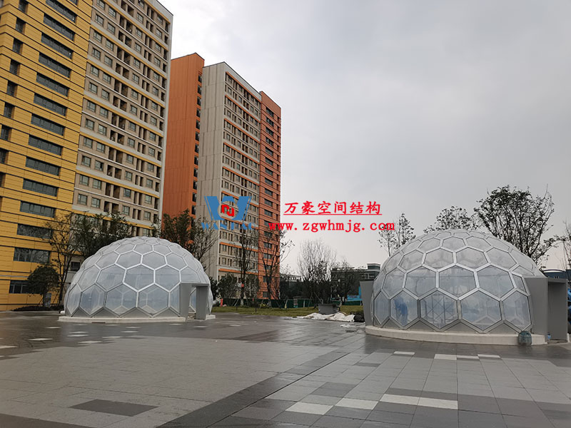 無線創(chuàng)智城市功能空間業(yè)態(tài)優(yōu)化五星集市etfe膜結構工程