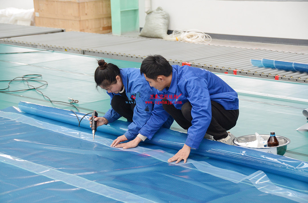 上海工程技術大學松江校區(qū)風雨操場ETFE膜結構項目